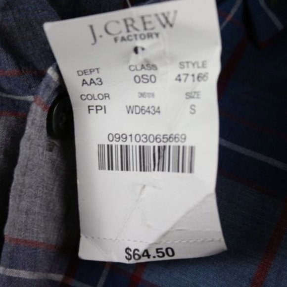 J Crew Men's Small Oxford Button Down Shirt - Picture 5 of 8